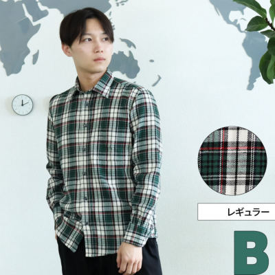 長袖ネルシャツ/sun-ml-sbu-1828【宅配便のみ】｜カジュアルウェア